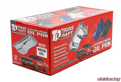 Trans-Dapt Performance OIL PAN FINNED ALUMINUM SB FORD 260-302 1962-82 - 9026