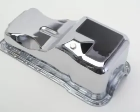 Trans-Dapt Performance CHROME OEM-Style Oil Pan- Ford 260-289-302W; Stock Capacity