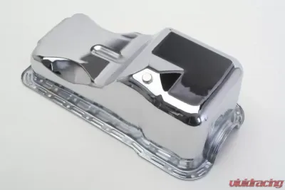 Trans-Dapt Performance CHROME OEM-Style Oil Pan- Ford 260-289-302W; Stock Capacity - 9078