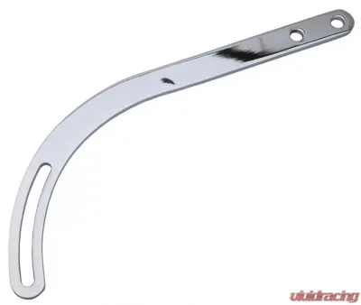 Trans-Dapt Performance Gen/Alt Bracket; UNIVERSAL; 1 in. Wide; 14 in. Long; 4 in. Adjusting Slot-CHROME - 9079