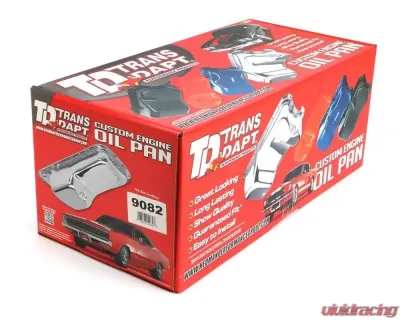 Trans-Dapt Performance OIL PAN CHROME FORD 302 1980-96 TRUCK & VAN - 9082