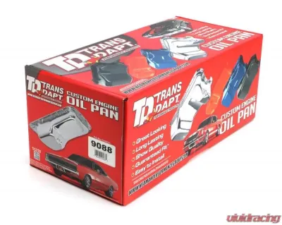 Trans-Dapt Performance OIL PAN CHRYSLER 360 1971-80 CHROME - 9088
