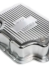 Trans-Dapt Performance CHROME STEEL EXTRA CAPACITY TRANSMISSION PAN; FINNED; GM TURBO 400                                     - 9106 - Image 4