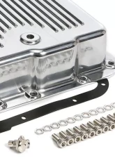 Trans-Dapt Performance POLISHED ALUMINUM TRANSMISSION PAN; FINNED; GM 700R4 & 4L60                                     - 9107 - Image 2