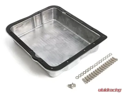 Trans-Dapt Performance POLISHED ALUMINUM TRANSMISSION PAN; FINNED; GM 700R4 & 4L60 - 9107