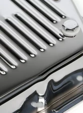 Trans-Dapt Performance CHROME STEEL EXTRA CAPACITY TRANSMISSION PAN; FINNED; CHRYSLER 727                                     - 9108 - Image 2
