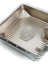 Trans-Dapt Performance CHROME STEEL EXTRA CAPACITY TRANSMISSION PAN; FINNED; FORD C6                                     - 9109 - Image 3