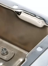 Trans-Dapt Performance CHROME STEEL EXTRA CAPACITY TRANSMISSION PAN; FINNED; FORD C4                                     - 9110 - Image 2