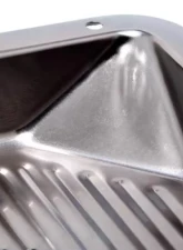 Trans-Dapt Performance FORD C-6-CHROME Transmission Pan; Stock Capacity; Stock Depth; FINNED Bottom                                     - 9125 - Image 2