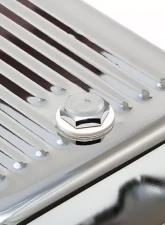 Trans-Dapt Performance FORD C-6-CHROME Transmission Pan; Stock Capacity; Stock Depth; FINNED Bottom                                     - 9125 - Image 6