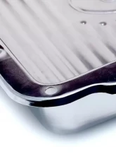Trans-Dapt Performance FORD C-6-CHROME Transmission Pan; Stock Capacity; Stock Depth; FINNED Bottom                                     - 9125 - Image 3