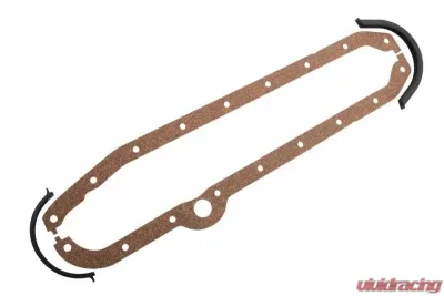 Trans-Dapt Performance 1980-85 Chevy 305-350 OEM-Style Oil Pan Gasket- Cork Rails/Rubber End Seals Chevrolet - 9164