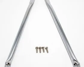Trans-Dapt Performance Radiator support bars; 1967-69 Camaros and Firebirds (Pr)-CHROME