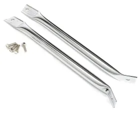 Trans-Dapt Performance Radiator Support Bars; 1970-81 Camaros Only (Pr)-CHROME