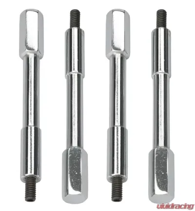 Trans-Dapt Performance 1/4 in.-20 x 4-1/4 in. HEX STUD-Style Valve Cover Bolts-CHROME - 9182