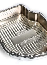 Trans-Dapt Performance TH400-CHROME Transmission Pan; Extra Capacity (+1.5 Qt); 3 in. Depth; FINNED                                     - 9197 - Image 3