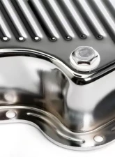 Trans-Dapt Performance TH400-CHROME Transmission Pan; Extra Capacity (+1.5 Qt); 3 in. Depth; FINNED                                     - 9197 - Image 2