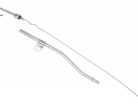 Trans-Dapt Performance 20-1/2 in. Long, OEM Replacement CHROME Oil Pan Dipstick; Ford 260-289-302