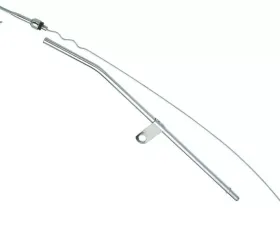 Trans-Dapt Performance 23 in. Long, OEM Replacement CHROME Oil Pan Dipstick; Chrysler 383-440