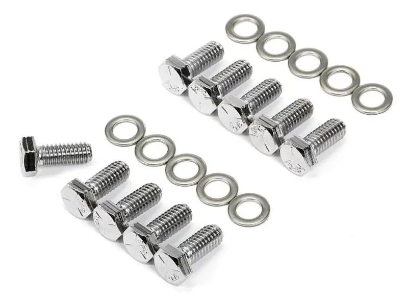Trans-Dapt Performance DIFFERENTIAL COVER BOLT SET; CHROME GM 10 BOLT & DANA 44 DIFFERENTIAL COVERS - 9227