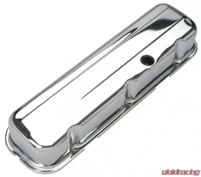 Trans-Dapt Performance TRADITIONAL Design Valve Covers; TALL; 1965-2000 BB Chevy 396-502-CHROME Chevrolet - 9235