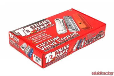 Trans-Dapt Performance TRADITIONAL Design Valve Covers; SHORT; 1965-2000 BB Chevy 396-502-CHROME Chevrolet - 9236