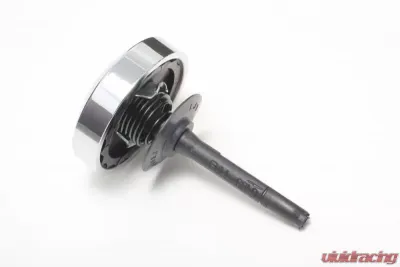 Trans-Dapt Performance Power Steering Pump Cap With Dipstick GM A-Can Type Saginaw-CHROME - 9253