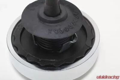 Trans-Dapt Performance Power Steering Pump Cap With Dipstick GM A-Can Type Saginaw-CHROME - 9253