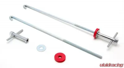 Trans-Dapt Performance 10 in. J-Hook Hold-Down Bars (1Pr)-CHROME - 9258