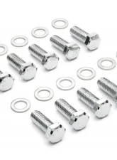 Trans-Dapt Performance INTAKE MANIFOLD BOLTS; 3/8 in.-16 X 1 in. Hex Head (12 bolts)-CHROME                                     - 9265 - Image 3