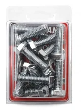 Trans-Dapt Performance INTAKE MANIFOLD BOLTS; 3/8 in.-16 X 1-1/4 in. Hex Head (16 bolts)-CHROME                                     - 9266 - Image 3