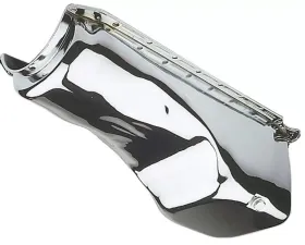 Trans-Dapt Performance CHROME OEM-Style Oil Pan- 1960-90 Chevy 396-454; 4 Qt. Capacity Chevrolet