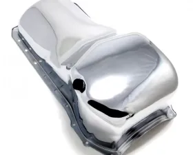 Trans-Dapt Performance CHROME OEM-Style Oil Pan; Ford 351C, 351M, 400 (Not for 351W); Stock Cap.