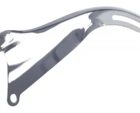Trans-Dapt Performance O.E.-STYLE ALTERNATOR Bracket (Top); 65-68 CHEVROLET 283-350; SHORT W/P-CHROME Chevrolet 4.6L V8