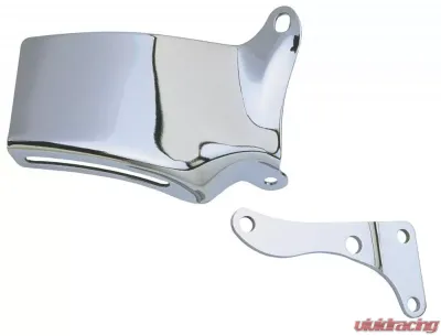 Trans-Dapt Performance O.E.-STYLE ALTERNATOR Bracket Set; 76-86 CHEVROLET 305-350; LONG W/P-CHROME Chevrolet - 9317