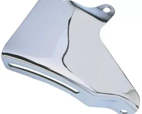 Trans-Dapt Performance O.E.-STYLE ALTERNATOR Bracket (Top); 69-86 CHEVROLET 396-454; LONG W/P-CHROME Chevrolet