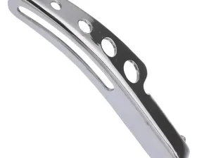 Trans-Dapt Performance Alternator Bracket (Top); 1969-up CHEVROLET 396-454; LONG Water Pump-CHROME Chevrolet