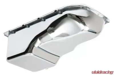 Trans-Dapt Performance CHROME OEM-Style Oil Pan- Pontiac 265-455; Stock Capacity Pontiac Firebird 1974-1979 - 9337