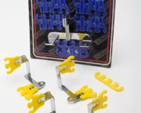 Trans-Dapt Performance BLUE RACE CAR-Style Wire Looms. Fits 7 to 9mm Wires