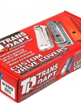 Trans-Dapt Performance TRADITIONAL Design Valve Covers; SHORT; 1980-1989 Chevy 2.8L V6-CHROME Chevrolet 2.8L V6                                     - 9390 - Image 4