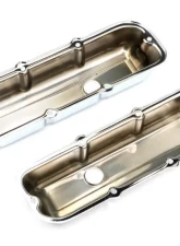Trans-Dapt Performance TRADITIONAL Design Valve Covers; SHORT; 1980-1989 Chevy 2.8L V6-CHROME Chevrolet 2.8L V6                                     - 9390 - Image 3