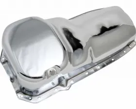 Trans-Dapt Performance CHROME OEM-Style Oil Pan- Oldsmobile 330-455; Stock Capacity