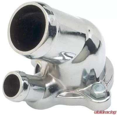 Trans-Dapt Performance Water Neck; OLDS 330-455, PONTIAC 6.6L; (Gasket Seal); -CHROME - 9403