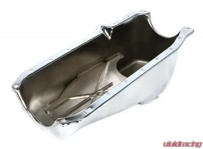 Trans-Dapt Performance CHROME OEM-Style Oil Pan- 1986-Up Chevy 305-350; 4 Qt. Capacity Chevrolet - 9414