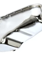 Trans-Dapt Performance CHROME OEM-Style Oil Pan- 1986-Up Chevy 305-350; 4 Qt. Capacity Chevrolet                                     - 9414 - Image 3