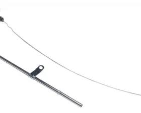 Trans-Dapt Performance 23 in. Long, OEM Replacement CHROME Oil Pan Dipstick; 1980-85 Chevy 305-350