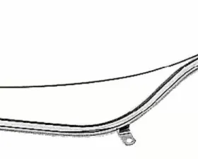 Trans-Dapt Performance 27 in. CHROME Transmission Dipstick and Tube for Chevrolet TH350