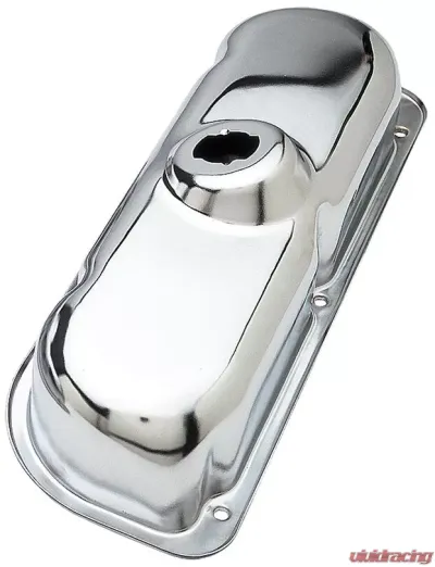 Trans-Dapt Performance TRADITIONAL Design Valve Covers; STOCK; 1982-1986 FORD 3.8L V6-CHROME Ford 3.8L V6 - 9432