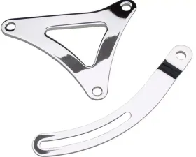 Trans-Dapt Performance Alternator Bracket Set; MOPAR 383-440-CHROME