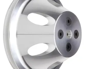 Trans-Dapt Performance WATER PUMP Pulley; 1 Groove; 55-68 CHEVROLET 283-350; SHORT W/P- Mach. ALUMINUM Chevrolet
